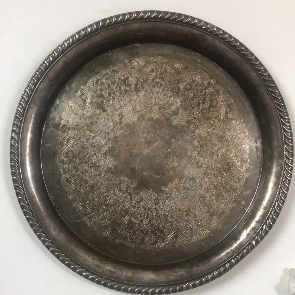 Vintage WM ROGERS 171 Plated Tray Service
